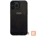 Back panel cover Audi  Audi Carbon Fiber iPhone 13 Pro Max 6.7" black/black hardcase AU-TPUPCIP13PM-R8/D2-BK