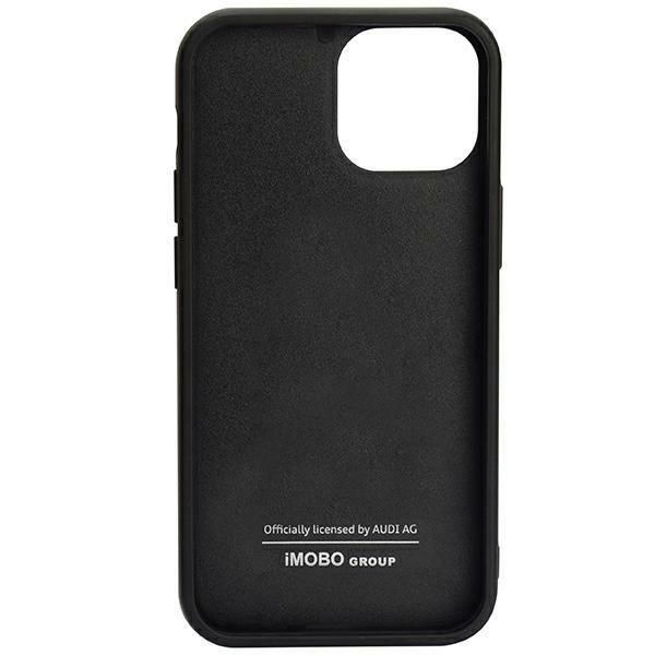 Aizmugurējais vāciņš Audi Audi Carbon Fiber iPhone 14 Pro 6.1" black/black hardcase AU-TPUPCIP14P-R8/D2-BK