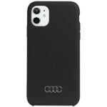 Tagakaaned Audi  Audi Silicone Case iPhone 11 / Xr 6.1" black/black hardcase AU-LSRIP11-Q3/D1-BK