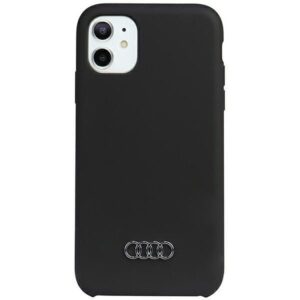Nugarėlės dėklai Audi  Audi Silicone Case iPhone 11 / Xr 6.1" black/black hardcase AU-LSRIP11-Q3/D1-BK