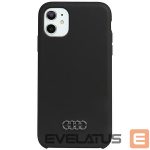 Back panel cover Audi  Audi Silicone Case iPhone 12/12 Pro 6.1" black/black hardcase AU-LSRIP12P-Q3/D1-BK