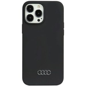 Aizmugurējais vāciņš Audi  Audi Silicone Case iPhone 13 Pro Max 6.7" black/black hardcase AU-LSRIP13PM-Q3/D1-BK