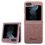 Nugarėlės dėklai Guess  Guess Glitter Script case for Samsung Galaxy Z Flip 5 - pink