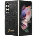 Nugarėlės dėklai Guess  Guess Glitter Script case for Samsung Galaxy Z Fold 5 - black