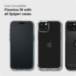 Protective glass Spigen  Spigen ALM Glass FC tempered glass for iPhone 15 Plus - black 2 pcs. 