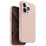 Nugarėlės dėklai UNIQ  Uniq Lino Hue Magclick Charging case for iPhone 15 Pro - pink 
