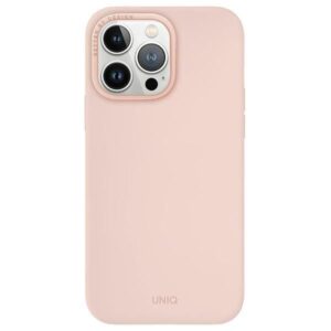 Nugarėlės dėklai UNIQ  Uniq Lino Hue Magclick Charging case for iPhone 15 Pro Max - pink 