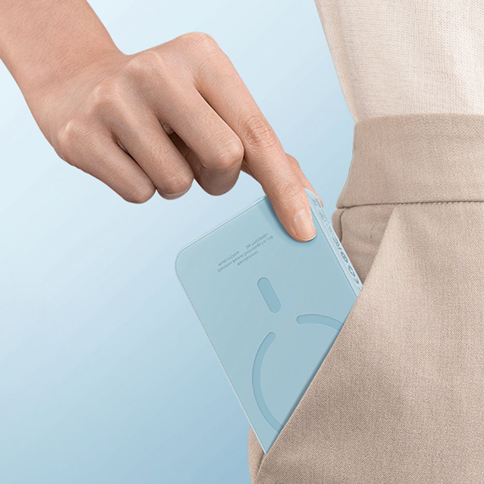 Power bank Baseus Baseus mini power bank 5000mAh 20W + USB-C cable (20V/3A) - blue