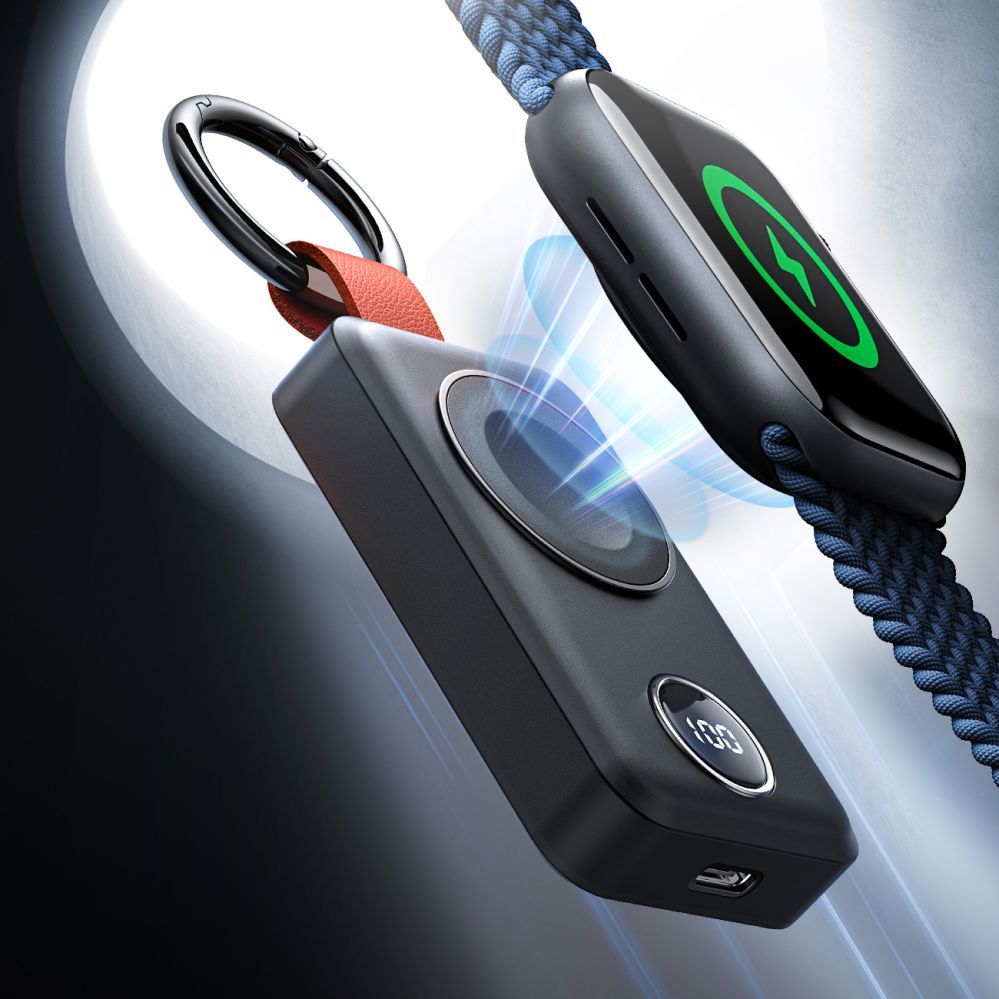 Ārējais akumulators Joyroom Joyroom wireless powerbank 2000mAh 3W for Apple Watch black (JR-WQW01)