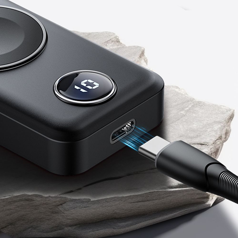 Ārējais akumulators Joyroom Joyroom wireless powerbank 2000mAh 3W for Apple Watch black (JR-WQW01)