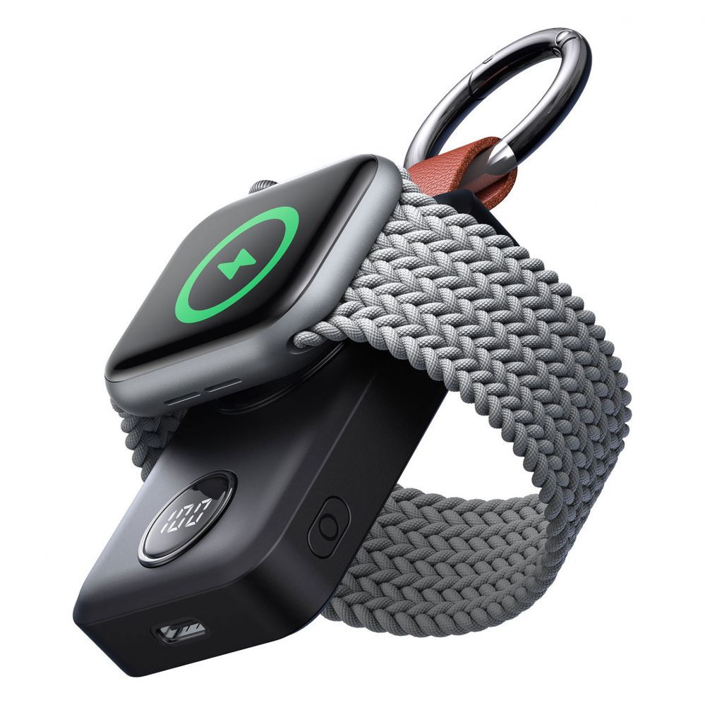 Ārējais akumulators Joyroom Joyroom wireless powerbank 2000mAh 3W for Apple Watch black (JR-WQW01)