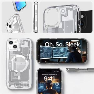 Чехол на заднюю панель Spigen  Transparent || White 