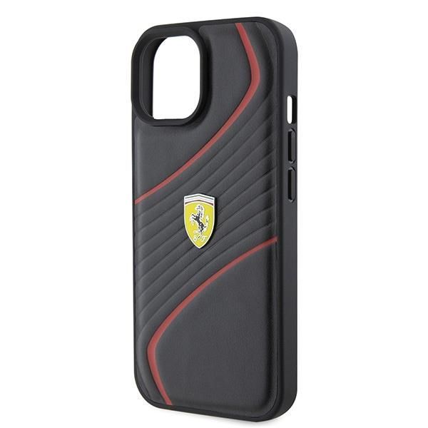 Tagakaaned Ferrari Ferrari FEHCP15SPTWK iPhone 15 6.1" black/black hardcase Twist Metal Logo