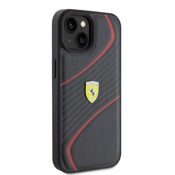 Tagakaaned Ferrari Ferrari FEHCP15SPTWK iPhone 15 6.1" black/black hardcase Twist Metal Logo