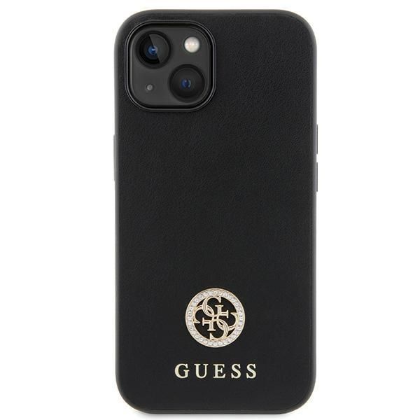 Tagakaaned Guess Guess GUHCP15MPS4DGPK iPhone 15 Plus 6.7" black/black hardcase Strass Metal Logo