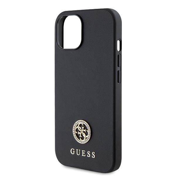 Tagakaaned Guess Guess GUHCP15MPS4DGPK iPhone 15 Plus 6.7" black/black hardcase Strass Metal Logo