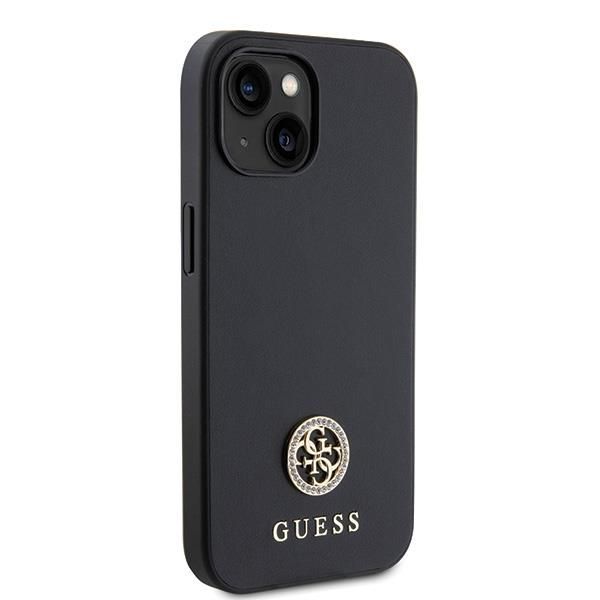 Tagakaaned Guess Guess GUHCP15MPS4DGPK iPhone 15 Plus 6.7" black/black hardcase Strass Metal Logo