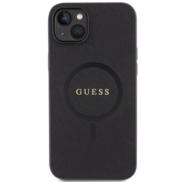 Tagakaaned Guess Guess GUHMP15MPSAHMCK iPhone 15 Plus 6.7" black/black hardcase Saffiano MagSafe