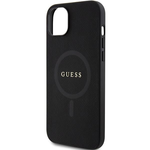 Tagakaaned Guess Guess GUHMP15MPSAHMCK iPhone 15 Plus 6.7" black/black hardcase Saffiano MagSafe