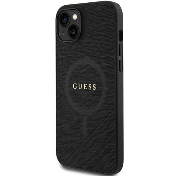 Tagakaaned Guess Guess GUHMP15MPSAHMCK iPhone 15 Plus 6.7" black/black hardcase Saffiano MagSafe