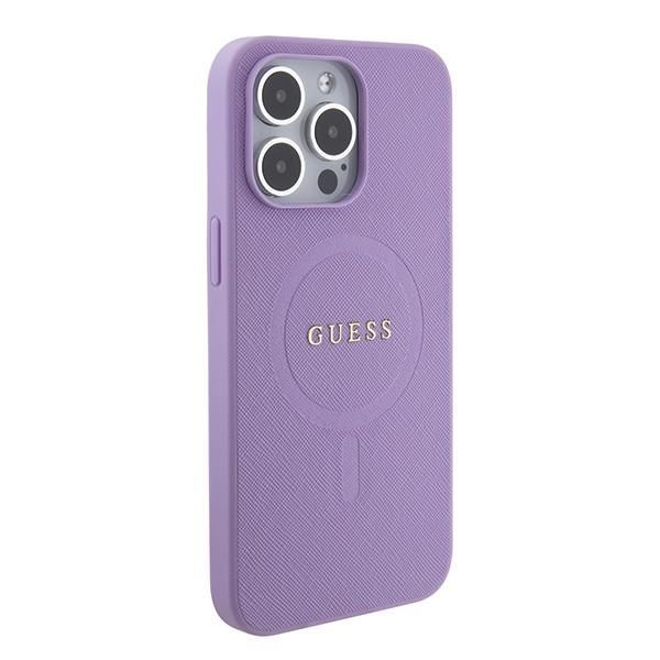 Tagakaaned Guess Guess GUHMP15XPSAHMCU iPhone 15 Pro Max 6.7" purple/purple hardcase Saffiano MagSafe