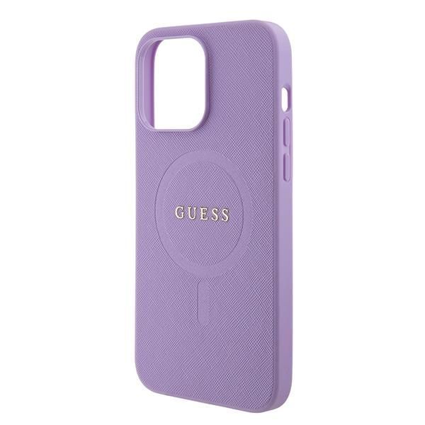 Tagakaaned Guess Guess GUHMP15XPSAHMCU iPhone 15 Pro Max 6.7" purple/purple hardcase Saffiano MagSafe