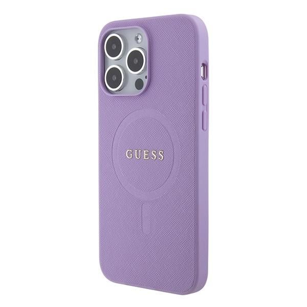 Tagakaaned Guess Guess GUHMP15XPSAHMCU iPhone 15 Pro Max 6.7" purple/purple hardcase Saffiano MagSafe