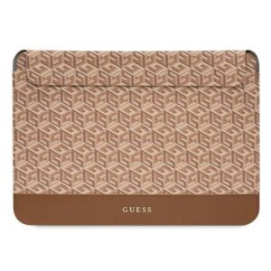 Aizmugurējais vāciņš Guess  Guess GCube Stripes case for a 16" laptop - brown