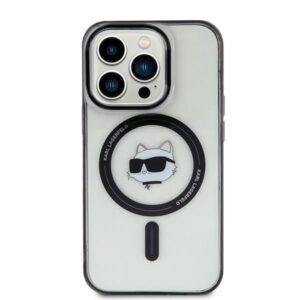 Nugarėlės dėklai Karl Lagerfeld  Karl Lagerfeld KLHMP15MHCHNOTK iPhone 15 Plus 6.7" transparent hardcase IML Choupette`s Head MagSafe 