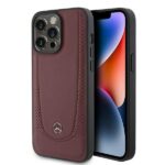 Aizmugurējais vāciņš Mercedes-Benz  Mercedes MEHCP15LARMRE iPhone 15 Pro 6.1" red/red hardcase Leather Urban Bengale 