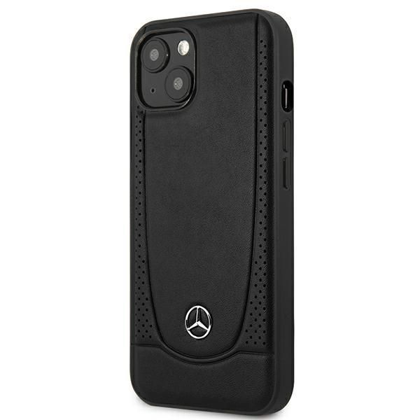 Tagakaaned Mercedes-Benz Mercedes MEHCP15MARMBK iPhone 15 Plus 6.7" black/black hardcase Leather Urban