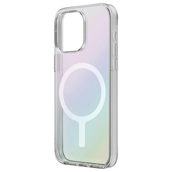 Back panel cover UNIQ Uniq LifePro Xtreme Magclick Charging case for iPhone 15 Pro Max - iridescent