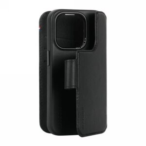 Back panel cover Decoded  Decoded Detachable Wallet Case Leather with MagSafe for iPhone 15 Plus - Black 