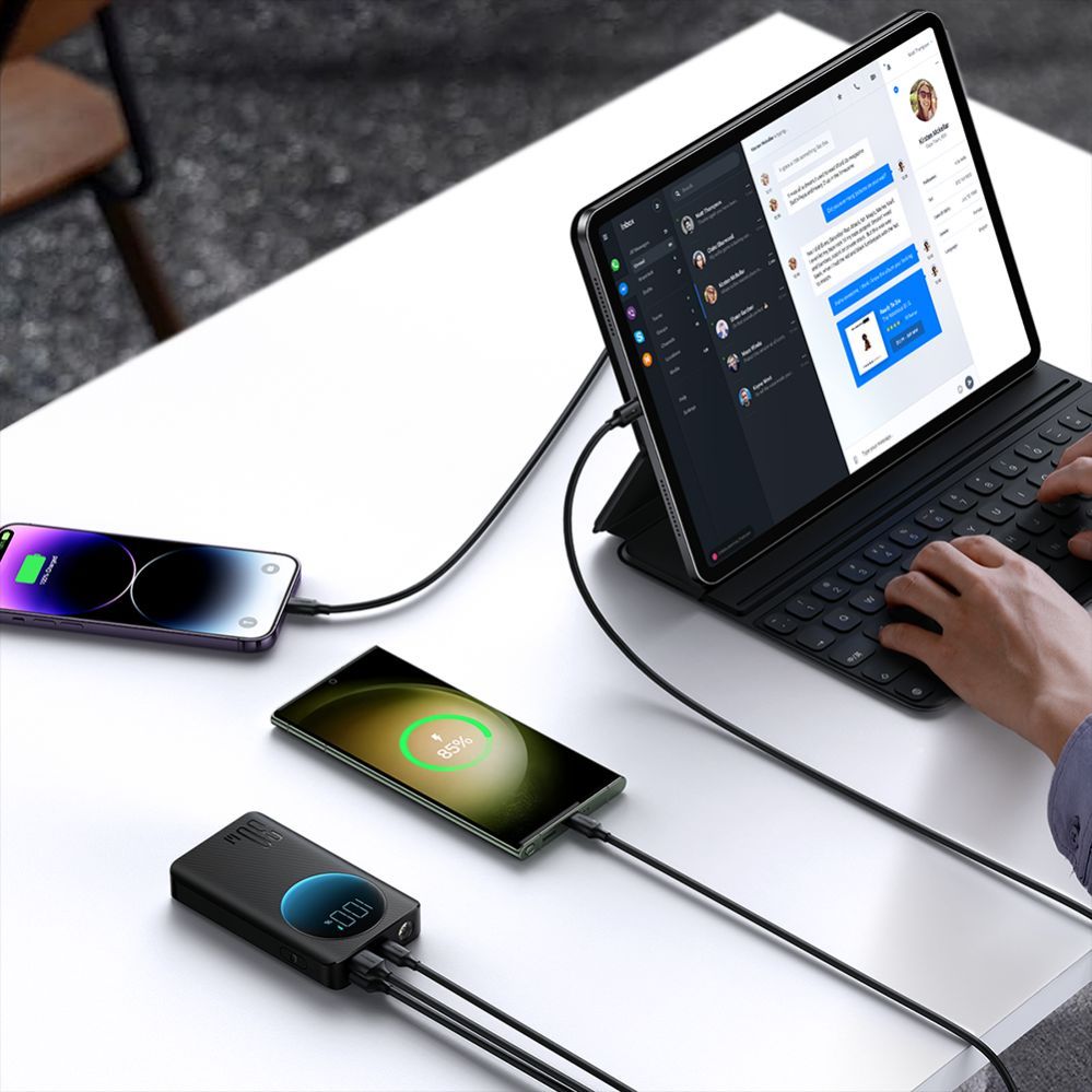 Väline aku Joyroom Joyroom powerbank 10000mAh 30W black (JR-PBF01)