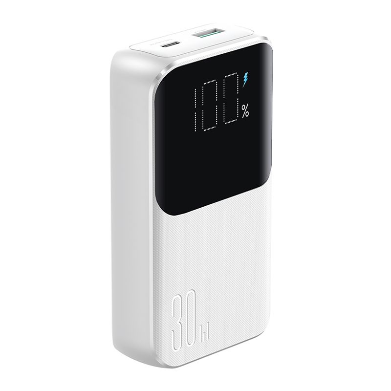 Väline aku Joyroom Mini power bank with built-in cables Joyroom JR-PBC06 30W 10000mAh - white