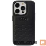 Aizmugurējais vāciņš Audi  Audi GT Synthetic Leather case for iPhone 15 Pro - black