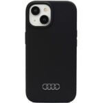 Чехол на заднюю панель Audi  Audi Silicone Case for iPhone 15 - black 