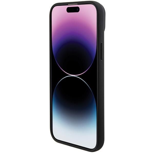 Tagakaaned BMW BMW BMHCP15M22PTDK iPhone 15 Plus 6.7" black/black Leather Stamp Tricolor