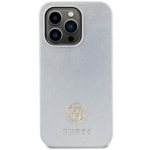 Aizmugurējais vāciņš Guess  Guess GUHCP15MPS4DGPS iPhone 15 Plus 6.7" silver/silver hardcase Strass Metal Logo 