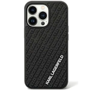Aizmugurējais vāciņš Karl Lagerfeld  Karl Lagerfeld KLHCN613DMKRLK iPhone 11 / Xr 6.1" black/black hardcase 3D Rubber Multi Logo 