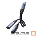 Адаптер Joyroom  Joyroom SY-C03 USB-C to 2x USB-C 2in1 DAC adapter - black 