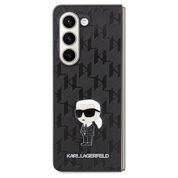 Tagakaaned Karl Lagerfeld Karl Lagerfeld Saffiano Monogram Ikonik Pin case for Samsung Galaxy Z Fold 5 - black