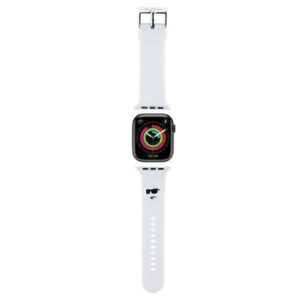 Case universal pocket Karl Lagerfeld  Karl Lagerfeld 3D Rubber Choupette Head Strap for Apple Watch 42/44/45/49mm - White 