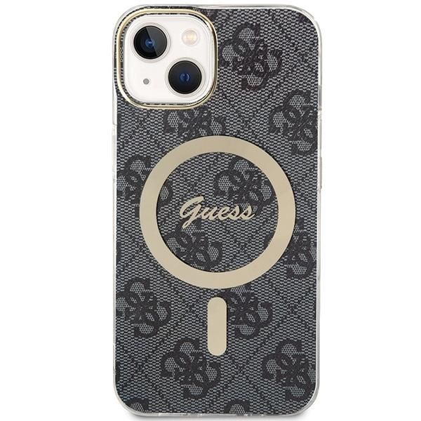 Tagakaaned Guess Guess IML 4G MagSafe case for iPhone 15 - black