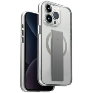 Nugarėlės dėklai UNIQ  Uniq Heldro Mag Magclick Charging case for iPhone 15 Pro - transparent 