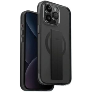 Nugarėlės dėklai UNIQ  Uniq Heldro Mag Magclick Charging case for iPhone 15 Pro Max - black 