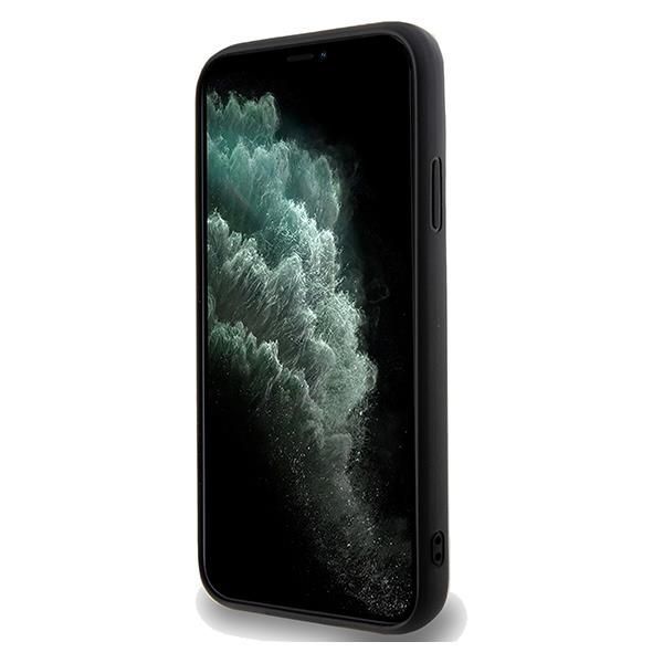 Aizmugurējais vāciņš Guess Guess Disco Metal Script case for iPhone 11 / Xr - black