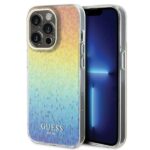 Back panel cover Guess  Guess IML Faceted Mirror Disco Iridescent case for iPhone 14 Pro - multicolored