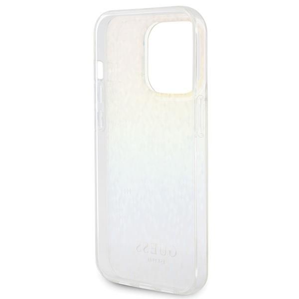 Back panel cover Guess Guess IML Faceted Mirror Disco Iridescent case for iPhone 14 Pro - multicolored