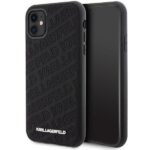 Tagakaaned Karl Lagerfeld  Karl Lagerfeld Quilted K Pattern case for iPhone 11 / Xr - black 